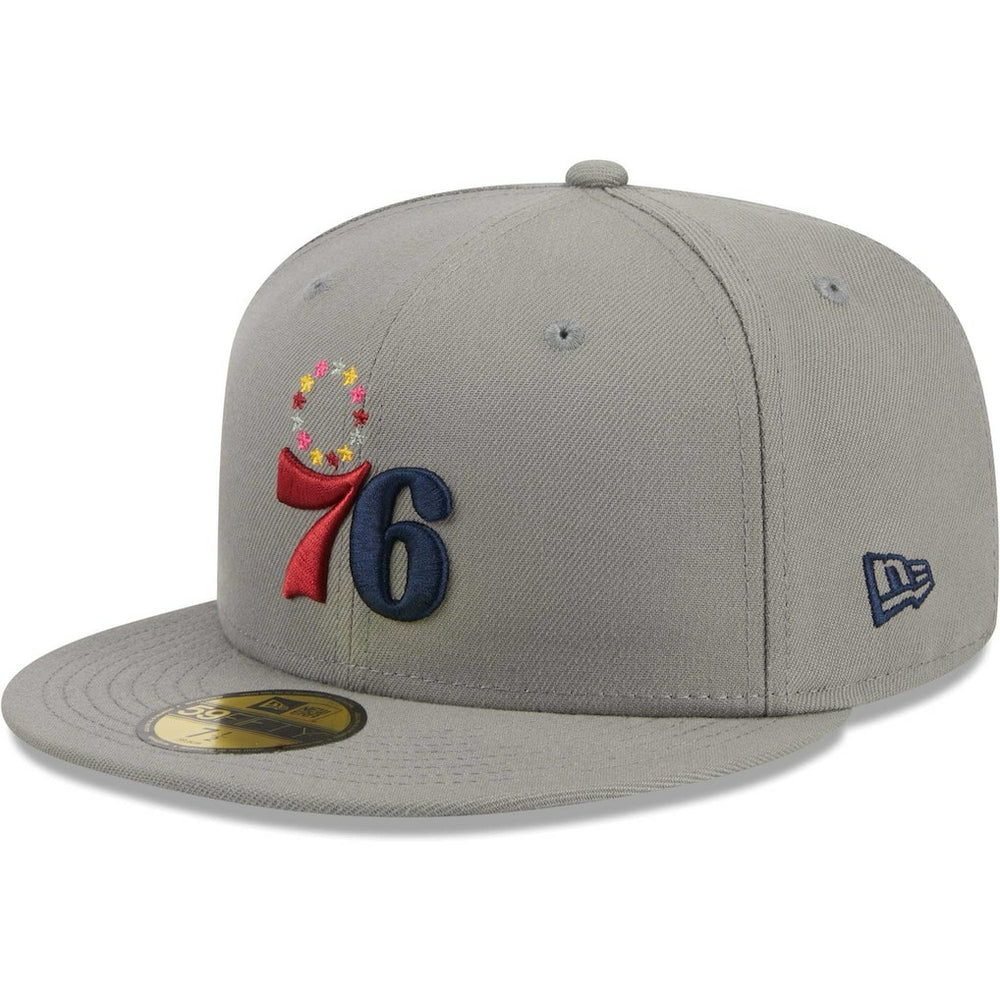 Philadelphia 76ers Color Pack 59FIFTY Fitted Hat Gray | New Era discount