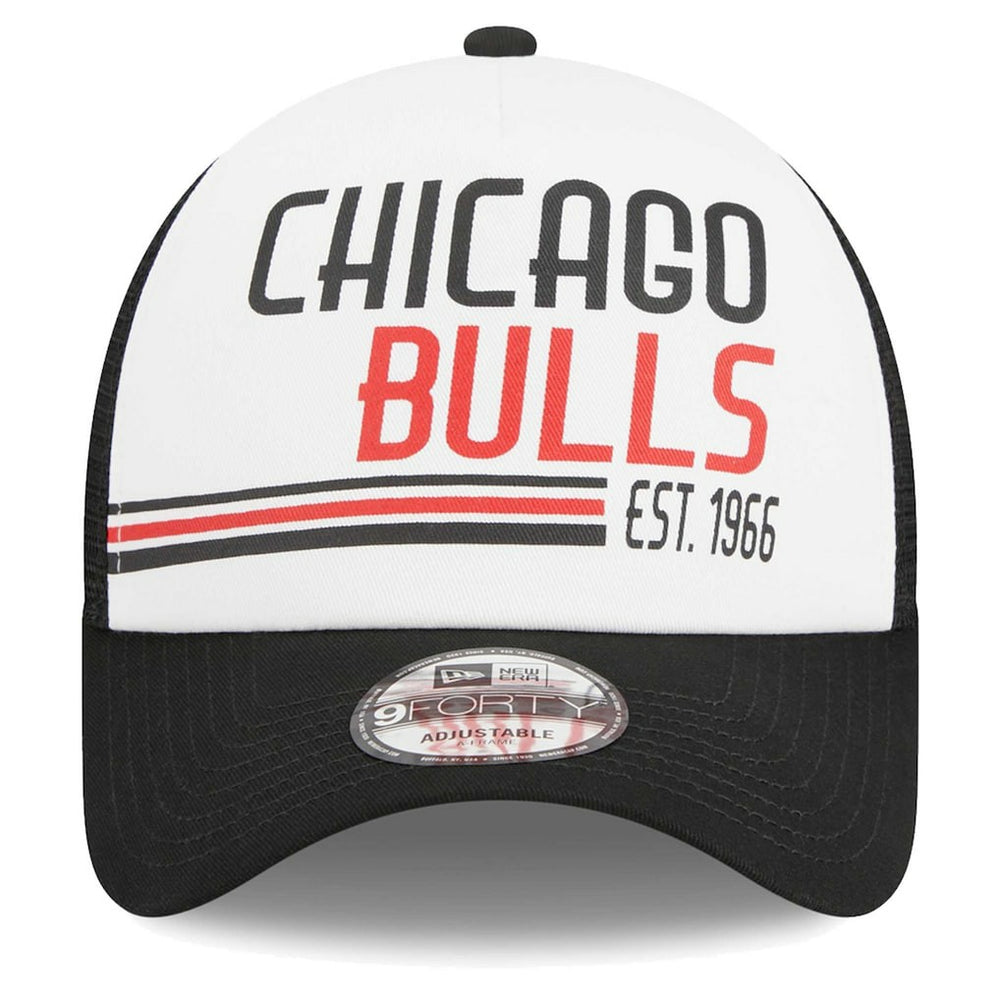Chicago Bulls Lift Pass Foam Front Trucker 9FORTY Adjustable Hat White | New Era online