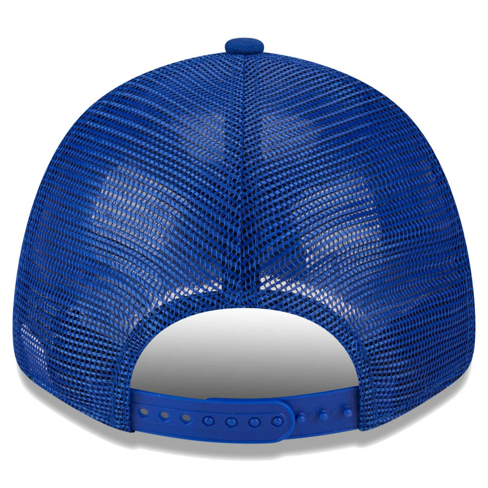 Golden State Warriors Plate Oversized Patch Trucker 9FORTY Adjustable Hat for sale Royal | New Era outlet