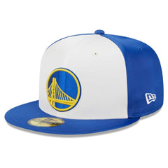 Golden State Warriors Throwback Satin 59FIFTY Fitted Hat for sale White | New Era discount