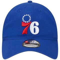 Philadelphia 76ers Distinct Side Patch Trucker 9TWENTY Adjustable Hat Royal | New Era for sale