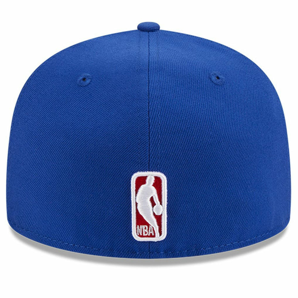 Philadelphia 76ers Chainstitch Logo Pin 59FIFTY Fitted Hat Royal | New Era Lifestyle