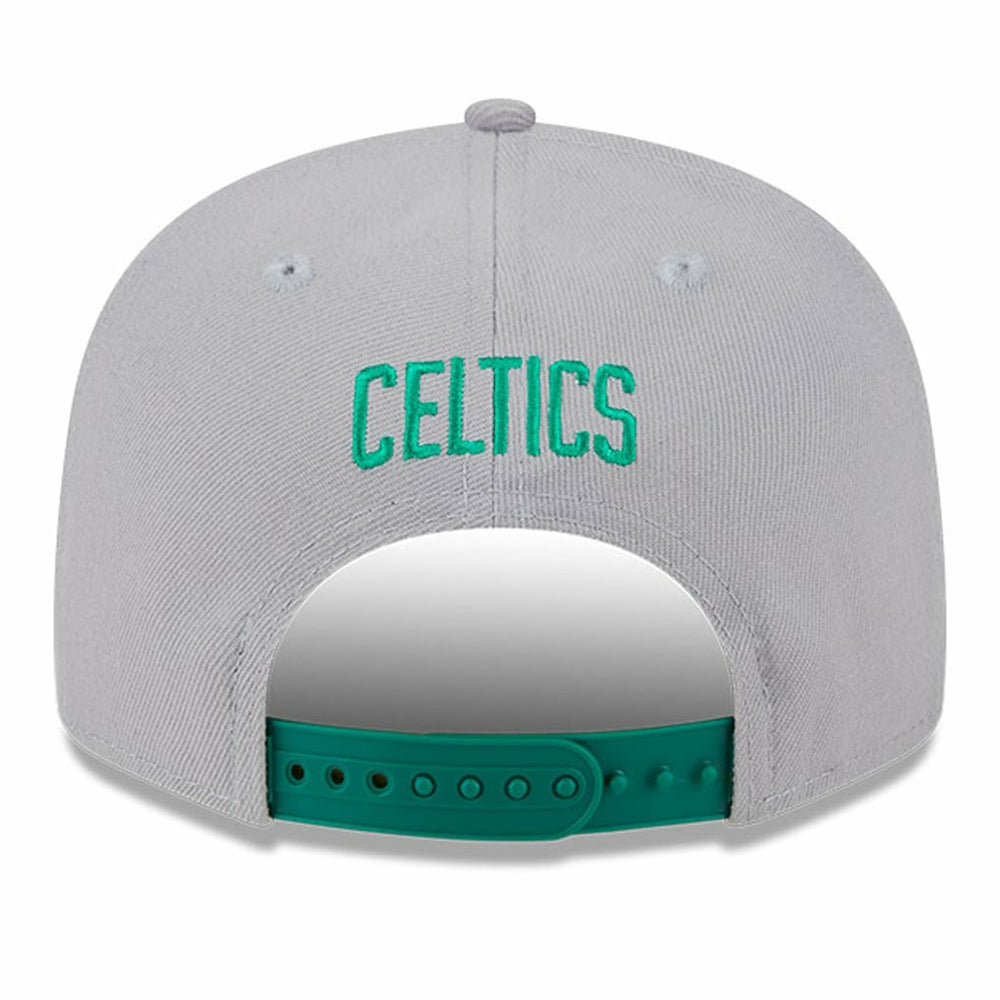Boston Celtics Chenille Band 9FIFTY Snapback Hat Gray | New Era for sale