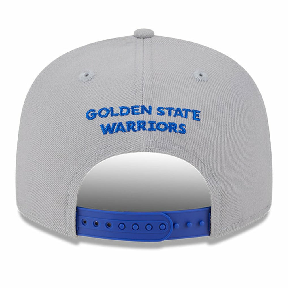 Golden State Warriors Chenille Band 9FIFTY Snapback Hat for sale Gray | New Era discount