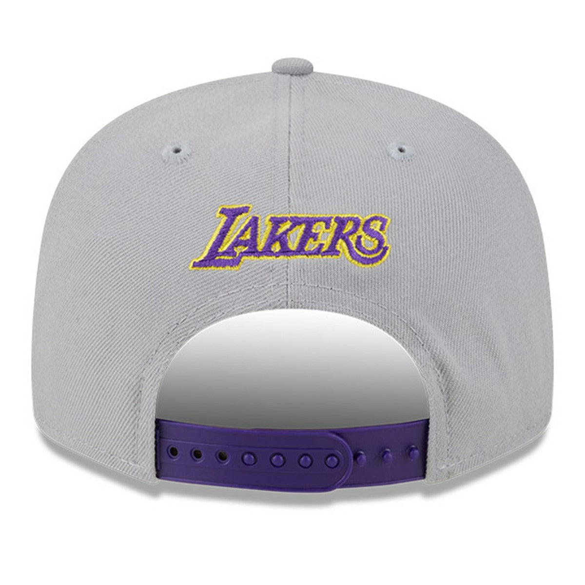 Los Angeles Lakers Chenille Band 9FIFTY Snapback Hat Gray | New Era Near Me
