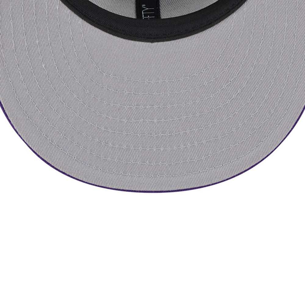 Los Angeles Lakers Chenille Band 9FIFTY Snapback Hat Gray | New Era Near Me