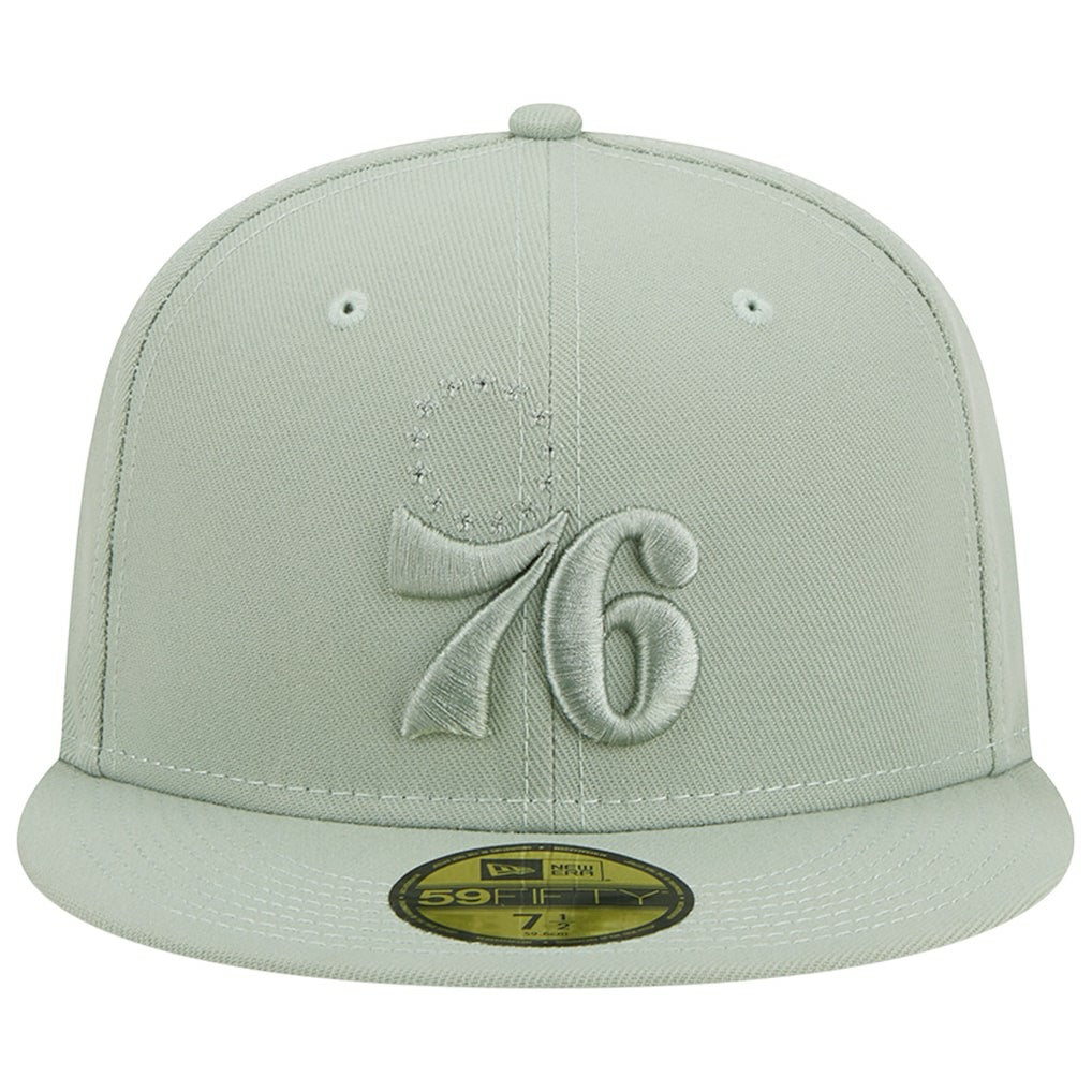 Philadelphia 76ers Sage Color Pack 59FIFTY Fitted Hat Light Green | New Era