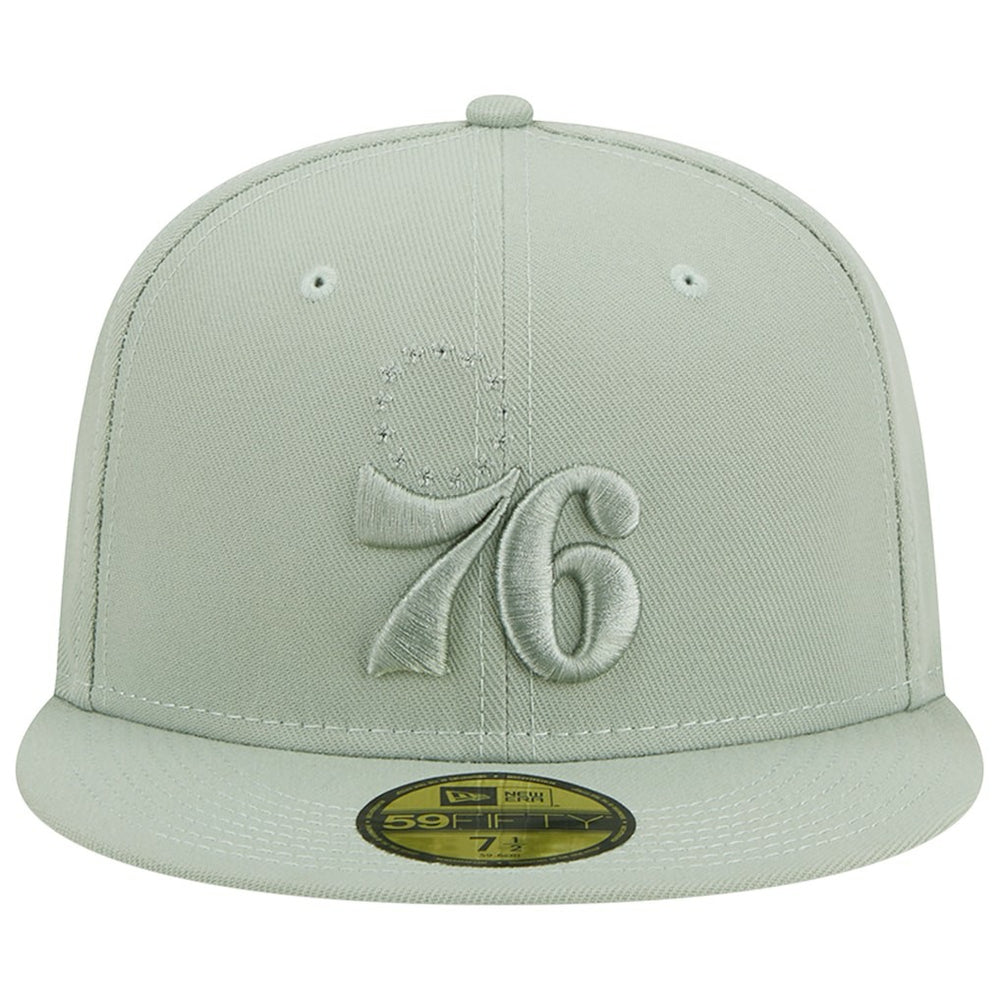 Philadelphia 76ers Sage Color Pack 59FIFTY Fitted Hat Light Green | New Era