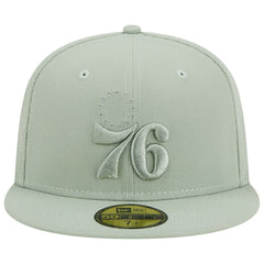 Philadelphia 76ers Sage Color Pack 59FIFTY Fitted Hat Light Green | New Era
