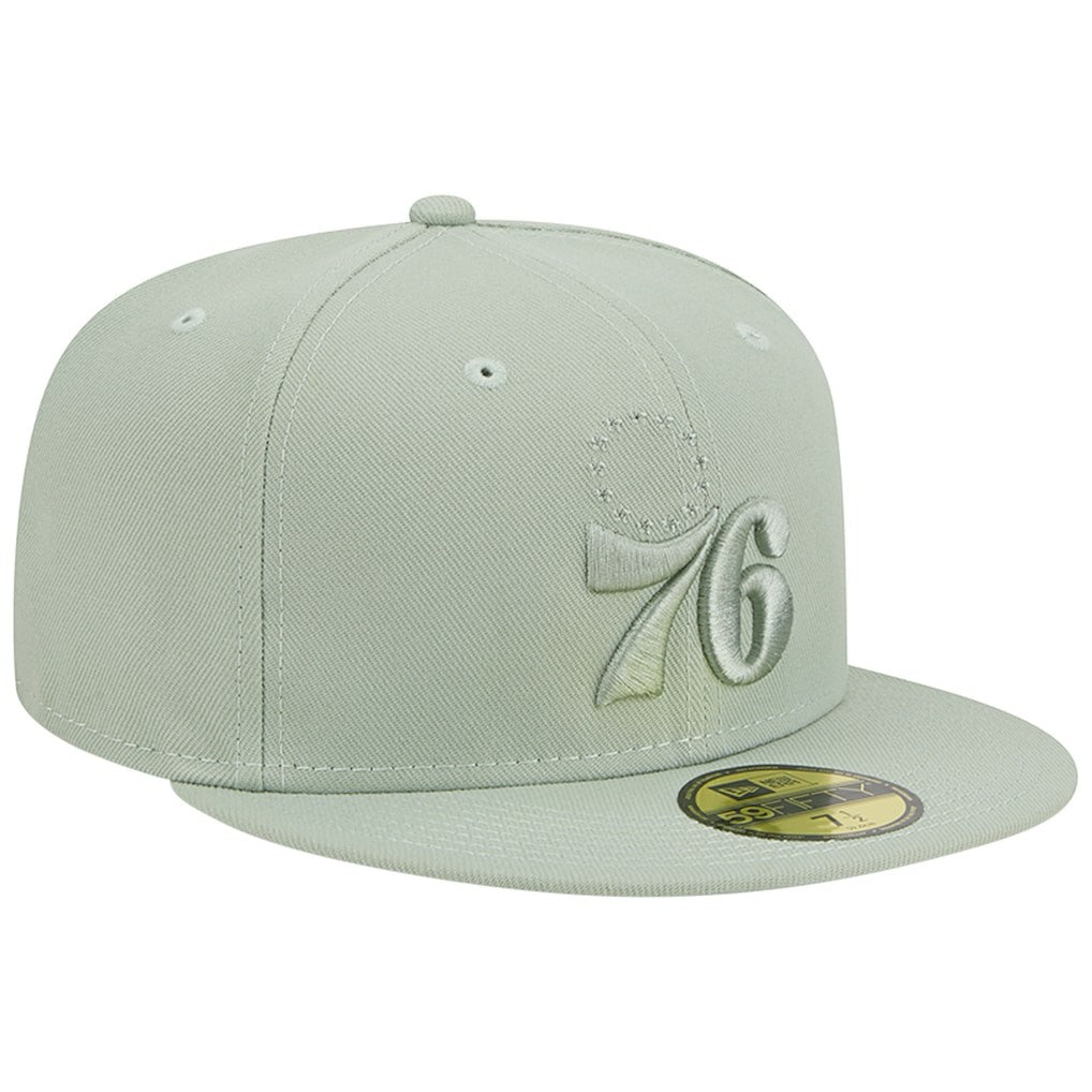 Philadelphia 76ers Sage Color Pack 59FIFTY Fitted Hat Light Green | New Era