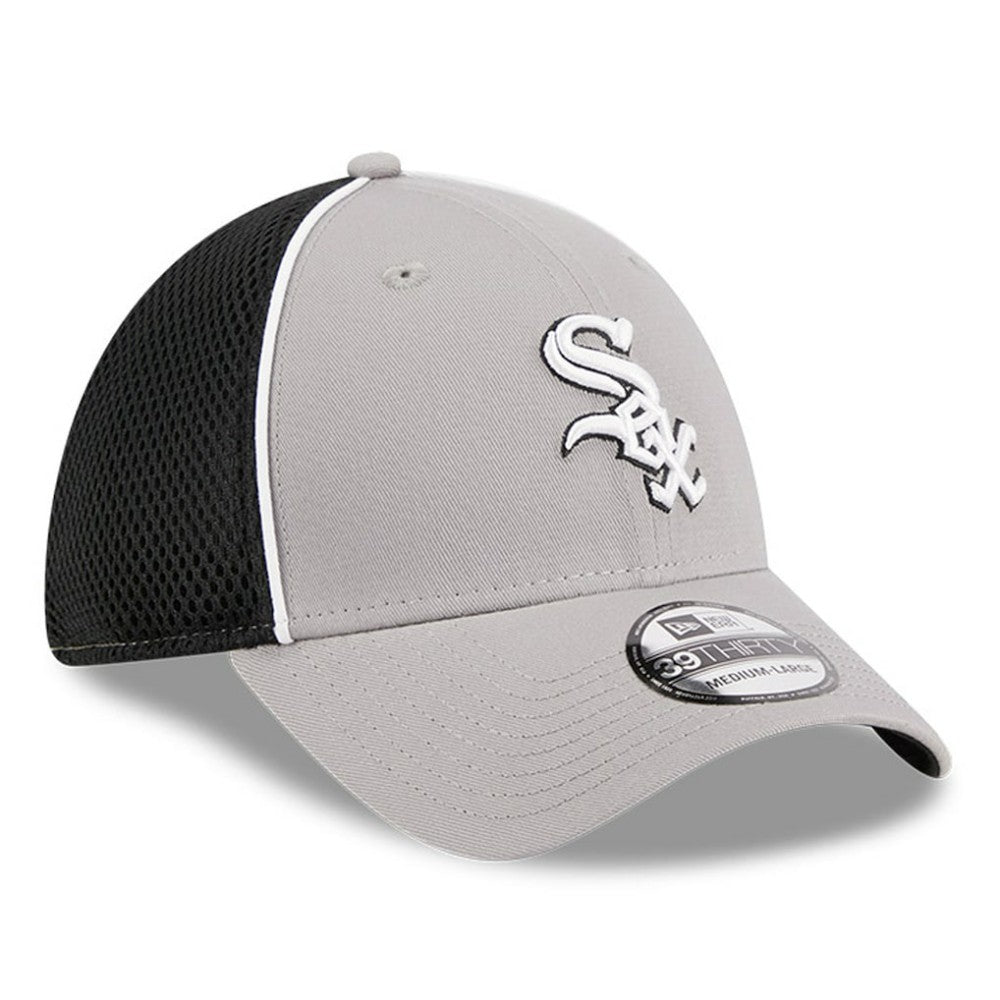 Chicago White Sox New Era Pipe 39THIRTY Flex Hat - Gray - New Era Lifestyle