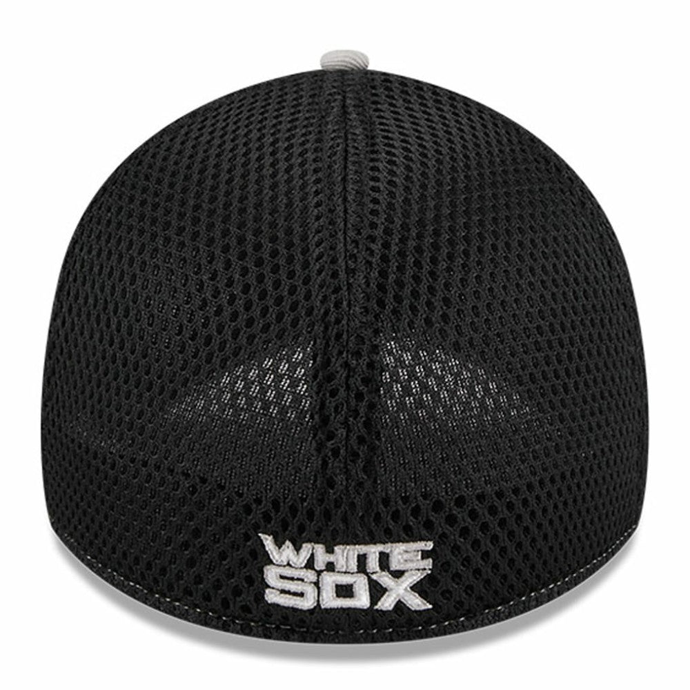 Chicago White Sox New Era Pipe 39THIRTY Flex Hat - Gray - New Era Lifestyle