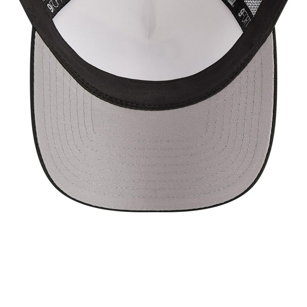San Francisco Giants New Era Stacked A-Frame Trucker 9FORTY Adjustable Hat - White/Black - New Era Lifestyle