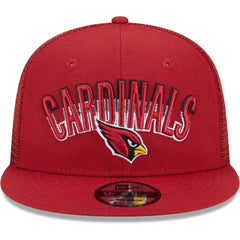 Arizona Cardinals New Era Grade Trucker 9FIFTY Snapback Hat Cardinal