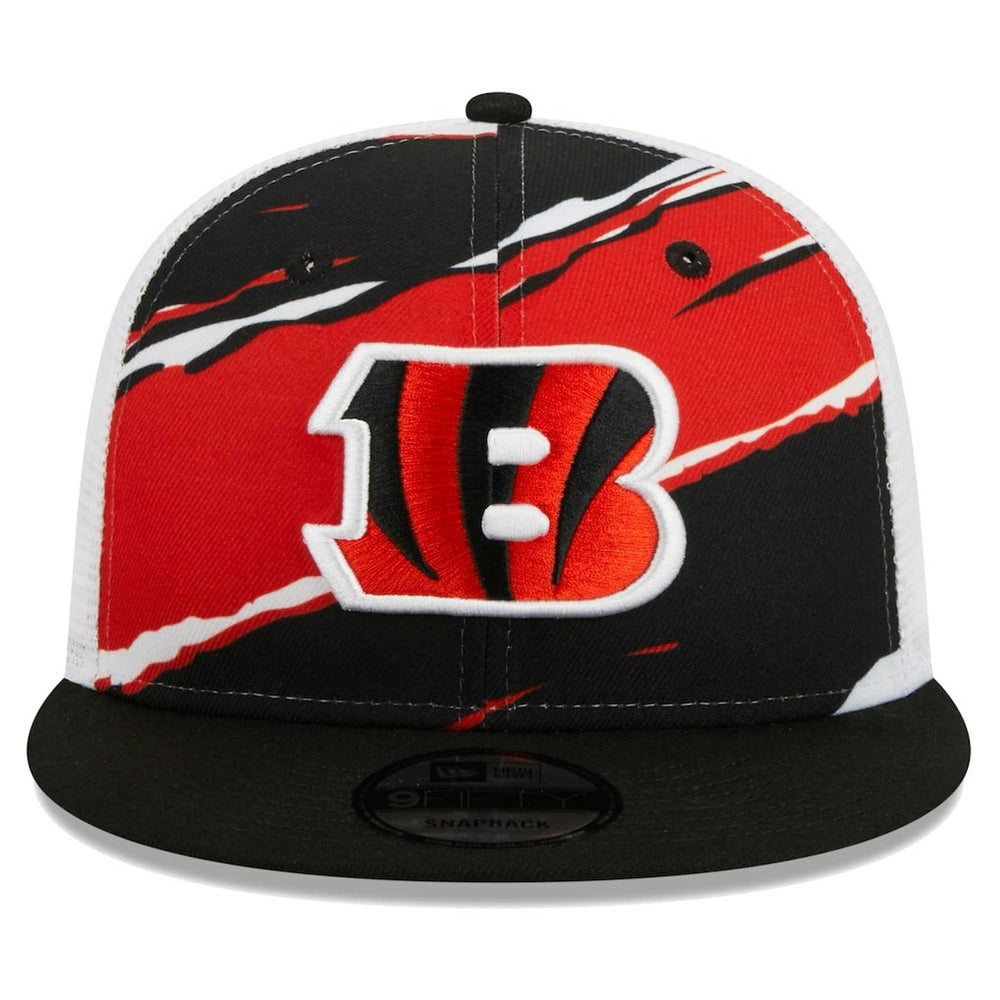 Cincinnati Bengals New Era Tear Trucker 9FIFTY Snapback Hat Black