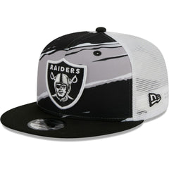 Las Vegas Raiders New Era Tear Trucker 9FIFTY Snapback Hat Black