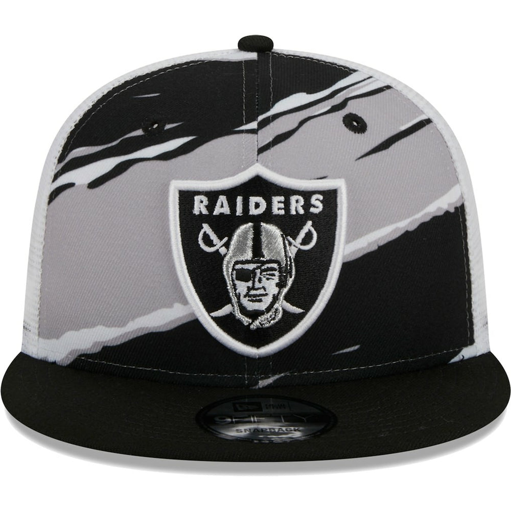 Las Vegas Raiders New Era Tear Trucker 9FIFTY Snapback Hat Black