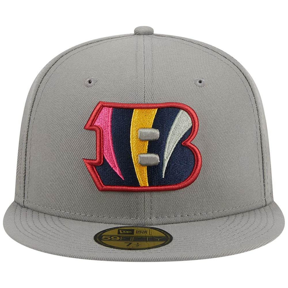 Cincinnati Bengals New Era Color Pack 59FIFTY Fitted Hat Gray