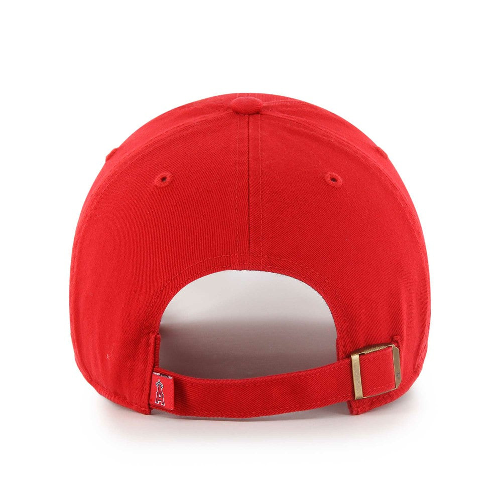 Los Angeles Angels '47 Team Pride Clean Up Adjustable Hat - Red - 47 brand Lifestyle