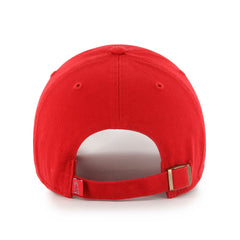 Los Angeles Angels '47 Team Pride Clean Up Adjustable Hat - Red - 47 brand Lifestyle