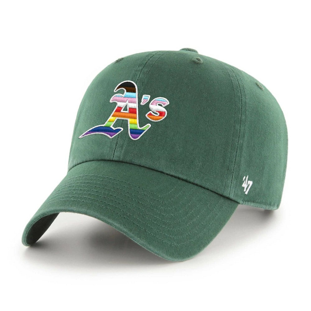Athletics '47 Team Pride Clean Up Adjustable Hat - Green - 47 brand Online