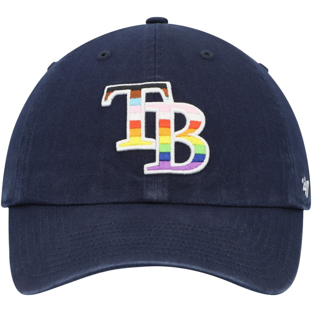 Tampa Bay Rays '47 Team Pride Clean Up Adjustable Hat - Navy - 47 brand Discount
