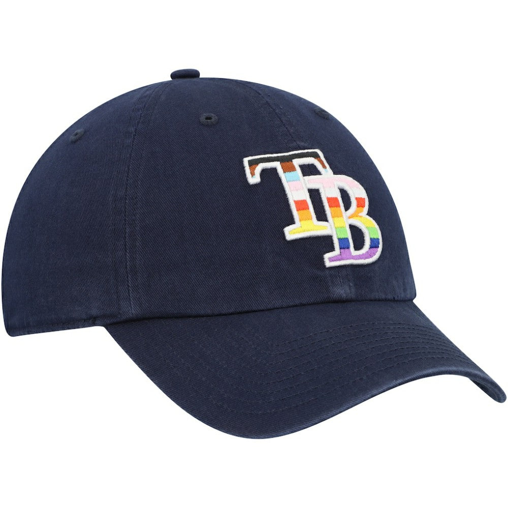Tampa Bay Rays '47 Team Pride Clean Up Adjustable Hat - Navy - 47 brand Discount