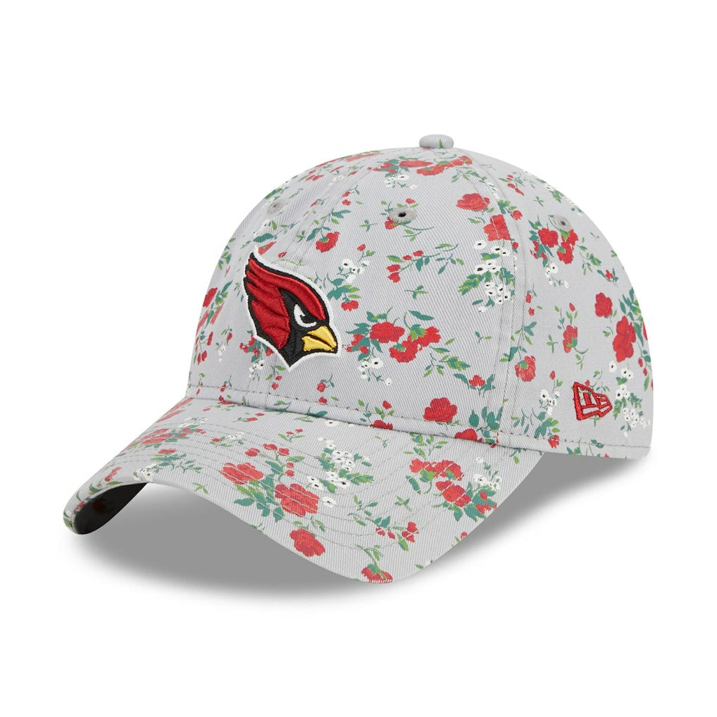 New Era Arizona Cardinals Women's Bouquet 9TWENTY Adjustable Hat Gray