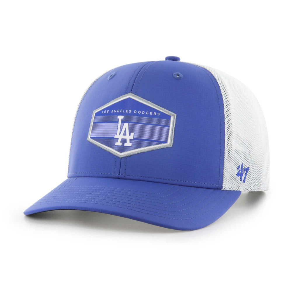 Los Angeles Dodgers '47 Burgess Trucker Snapback Hat - Royal/White - 47 brand Discount