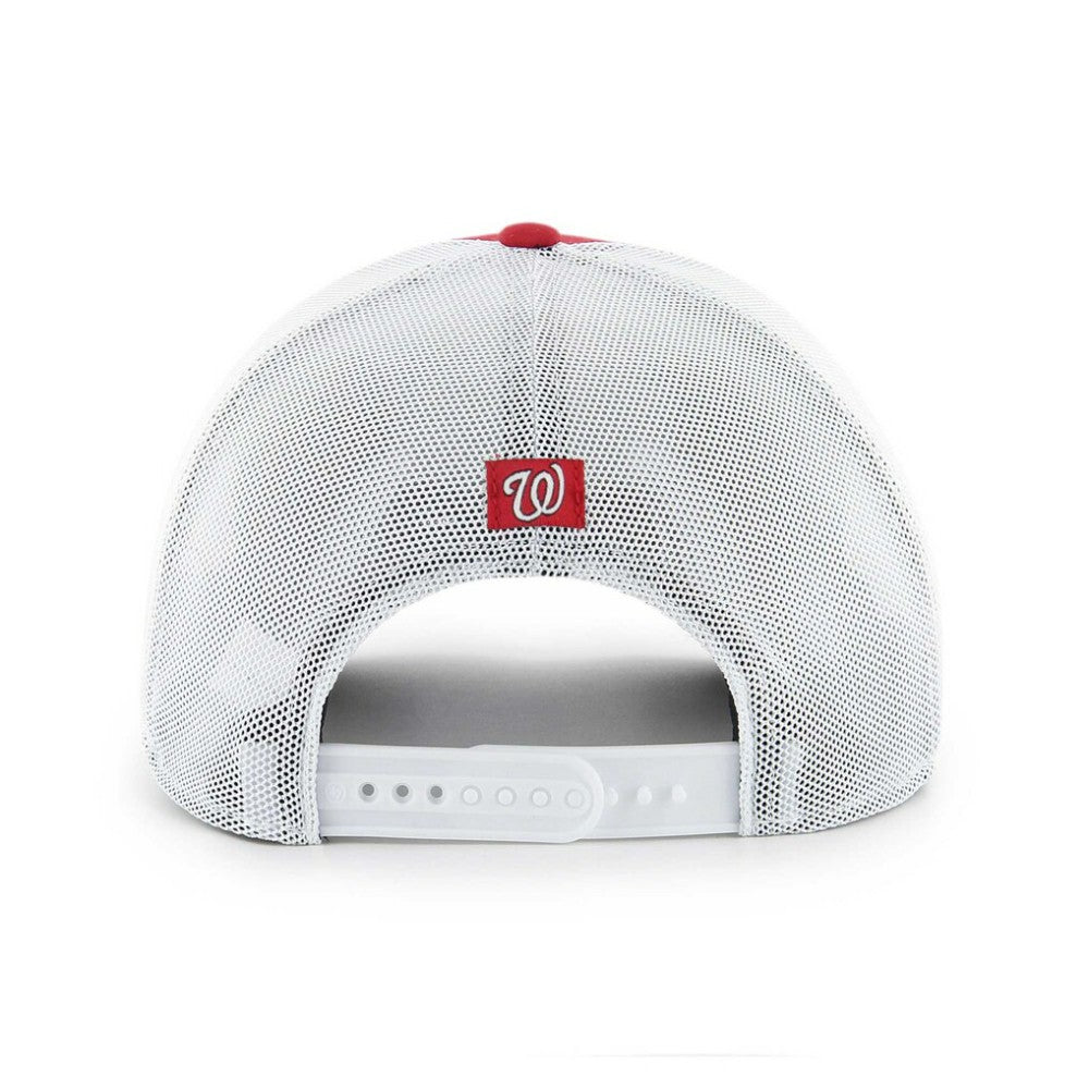 Washington Nationals '47 Burgess Trucker Snapback Hat - Red/White - 47 brand on Sale