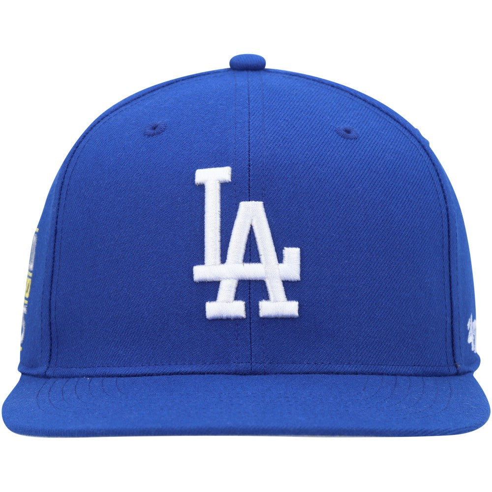 Los Angeles Dodgers '47 2020 World Series Sure Shot Captain Snapback Hat - Royal - 47 brand Sale