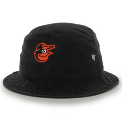 Baltimore Orioles '47 Primary Bucket Hat - Black - 47 brand Sale