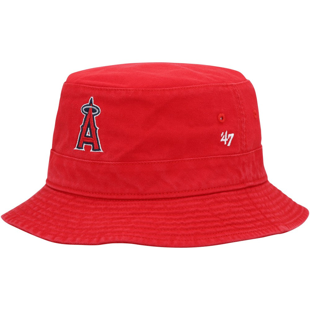 Los Angeles Angels '47 Primary Bucket Hat - Red - 47 brand Lifestyle