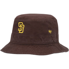 San Diego Padres '47 Primary Bucket Hat - Brown - 47 brand Online