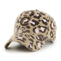 Chicago Cubs '47 Women's Bagheera Clean Up Adjustable Hat - Khaki - 47 brand Discount
