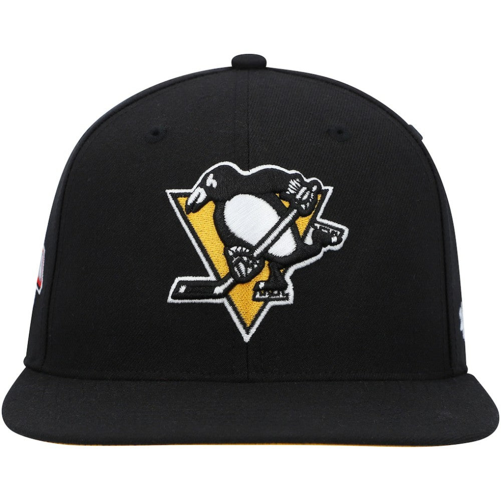 Pittsburgh Penguins '47 Sure Shot Captain Snapback Hat - Black - NHL 200021854