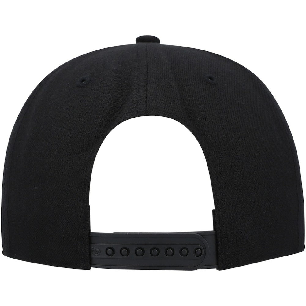 Pittsburgh Penguins '47 Sure Shot Captain Snapback Hat - Black - NHL 200021854