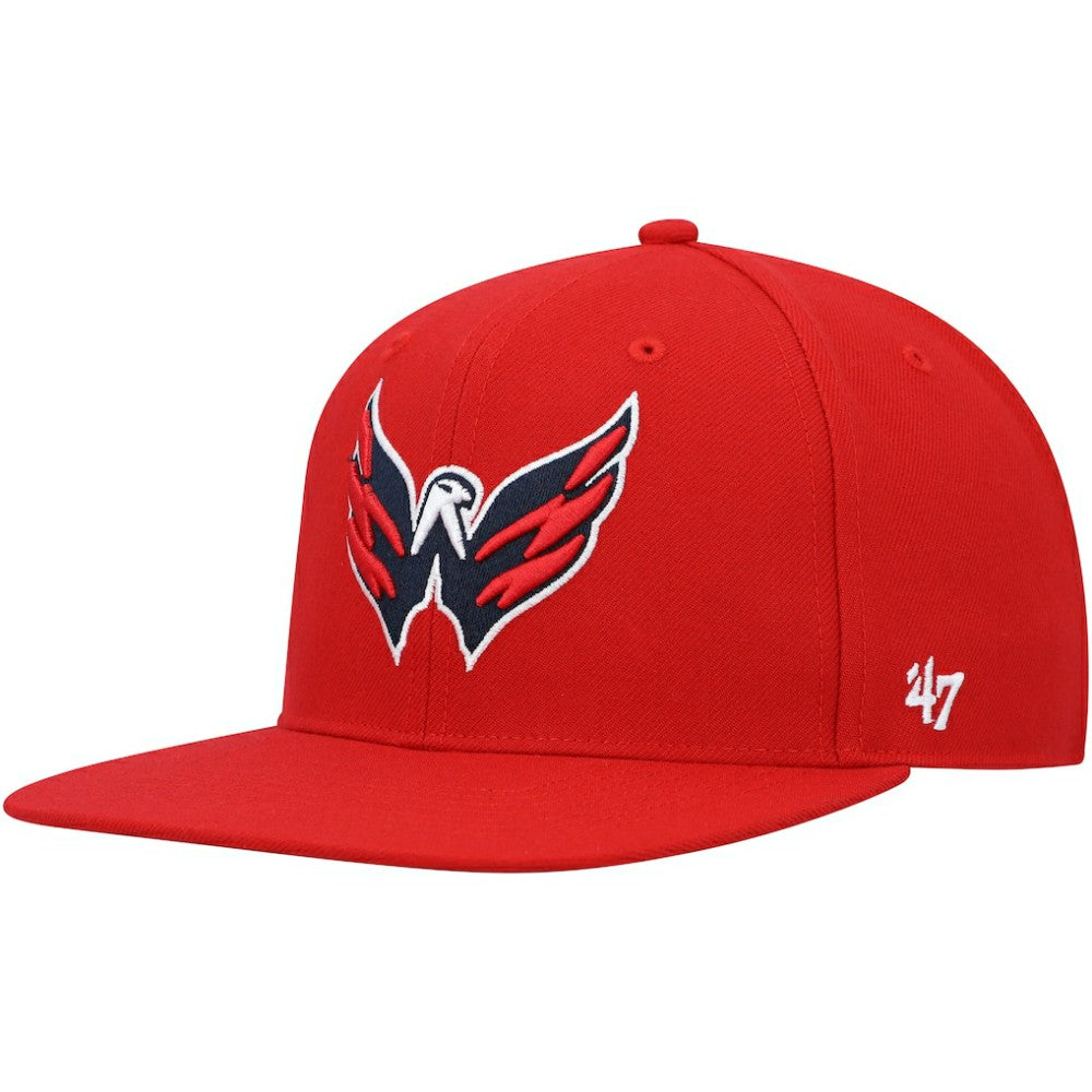 Washington Capitals '47 Sure Shot Captain Snapback Hat - Red - NHL 200021859