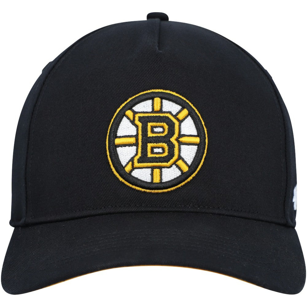 Boston Bruins '47 Primary Hitch Snapback Hat - Black - NHL 200021861