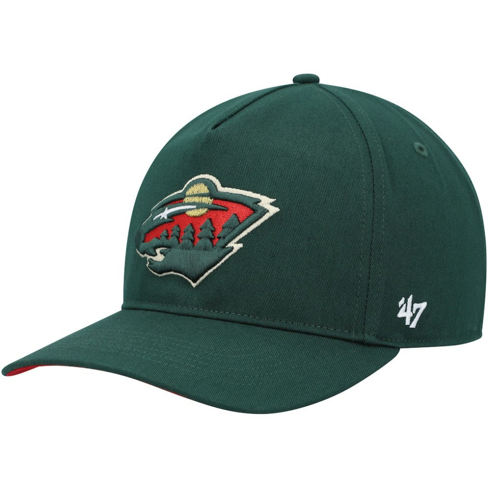 Minnesota Wild '47 Primary Hitch Snapback Hat - Green - NHL 200021872