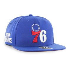 Philadelphia 76ers '47 Sure Shot Captain Snapback Hat Royal | 47 brand discount