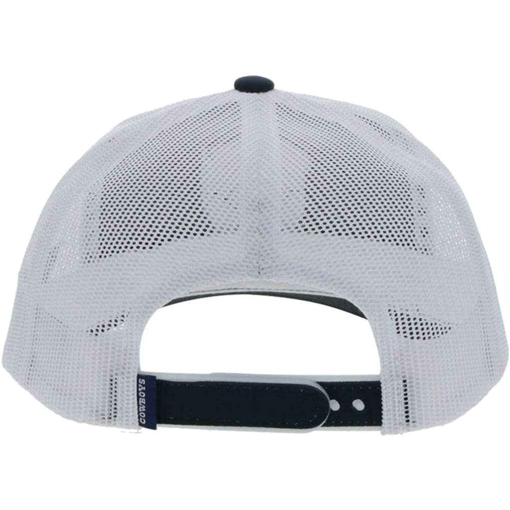 Dallas Cowboys HOOey Rope Flag Trucker Adjustable Hat Navy/White