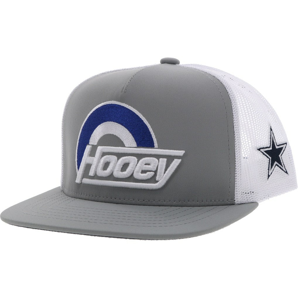Dallas Cowboys HOOey Youth Logo Trucker Snapback Hat Silver/White