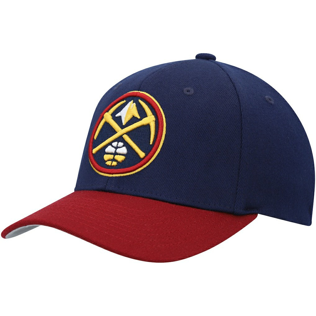 Denver Nuggets MVP Team Two-Tone 2.0 Stretch-Snapback Hat for sale Navy/Red | Mitchell & Ness for sale