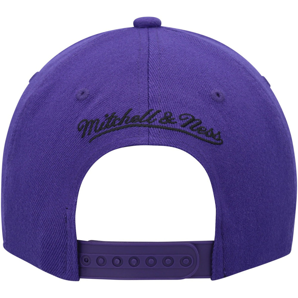 Sacramento Kings MVP Team Two-Tone 2.0 Stretch-Snapback Hat Purple/Black | Mitchell & Ness US