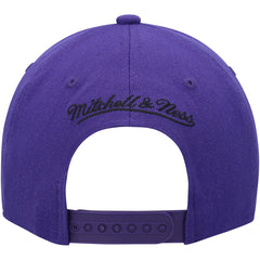Sacramento Kings MVP Team Two-Tone 2.0 Stretch-Snapback Hat Purple/Black | Mitchell & Ness US
