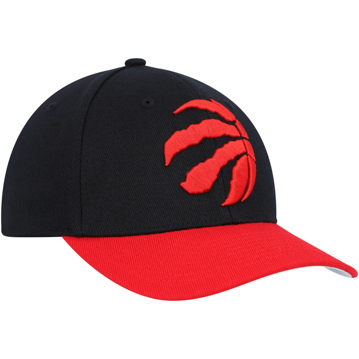 Toronto Raptors MVP Team Two-Tone 2.0 Stretch-Snapback Hat Black/Red | Mitchell & Ness Lifestyle