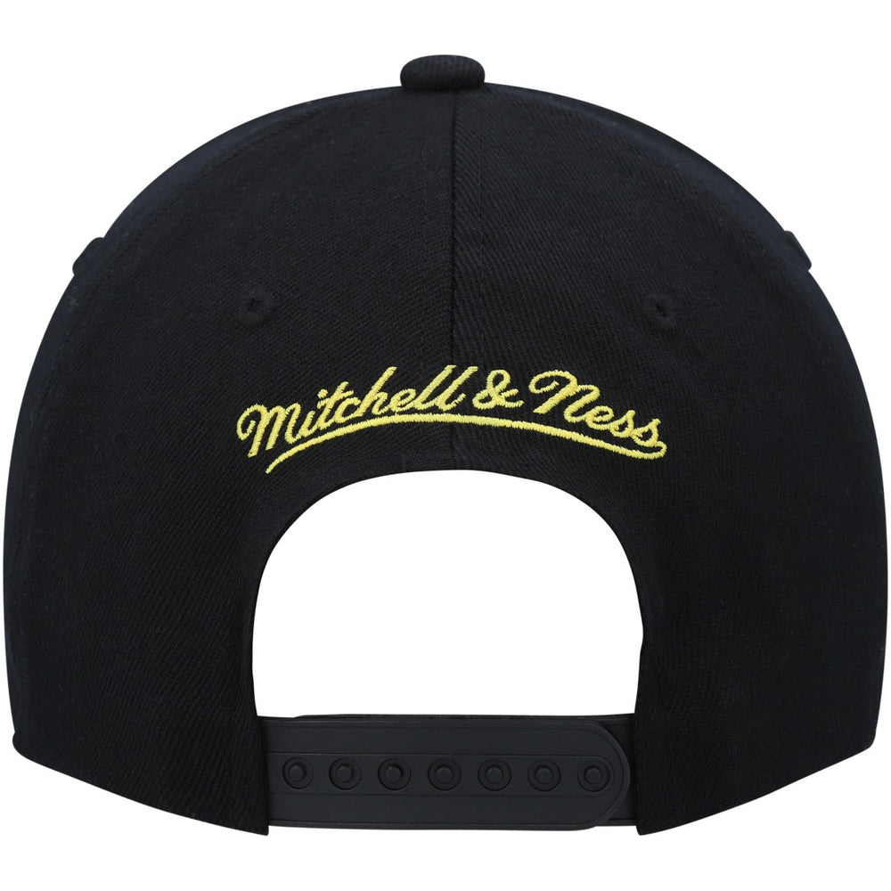 Utah Jazz MVP Team Two-Tone 2.0 Stretch-Snapback Hat Black/Gold | Mitchell & Ness discount