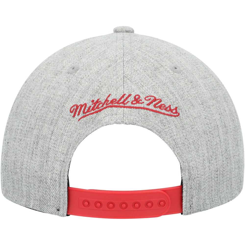 Miami Heat Hardwood Classics 2.0 Snapback Hat Heather Gray | Mitchell & Ness Near Me