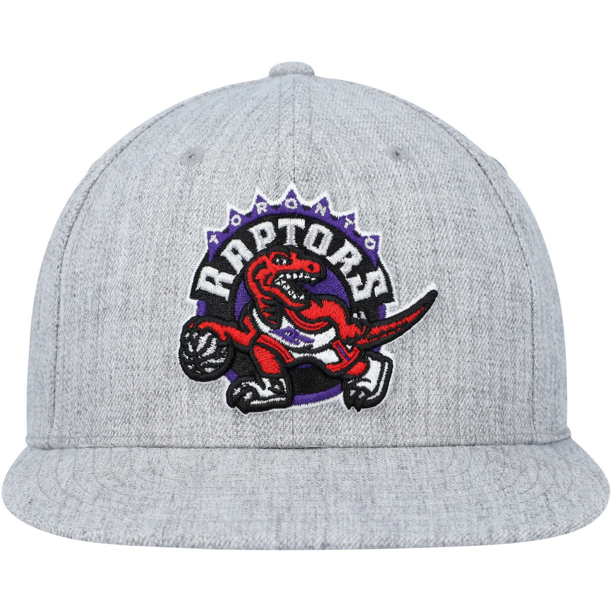 Toronto Raptors Hardwood Classics 2.0 Snapback Hat Heather Gray | Mitchell & Ness Near Me
